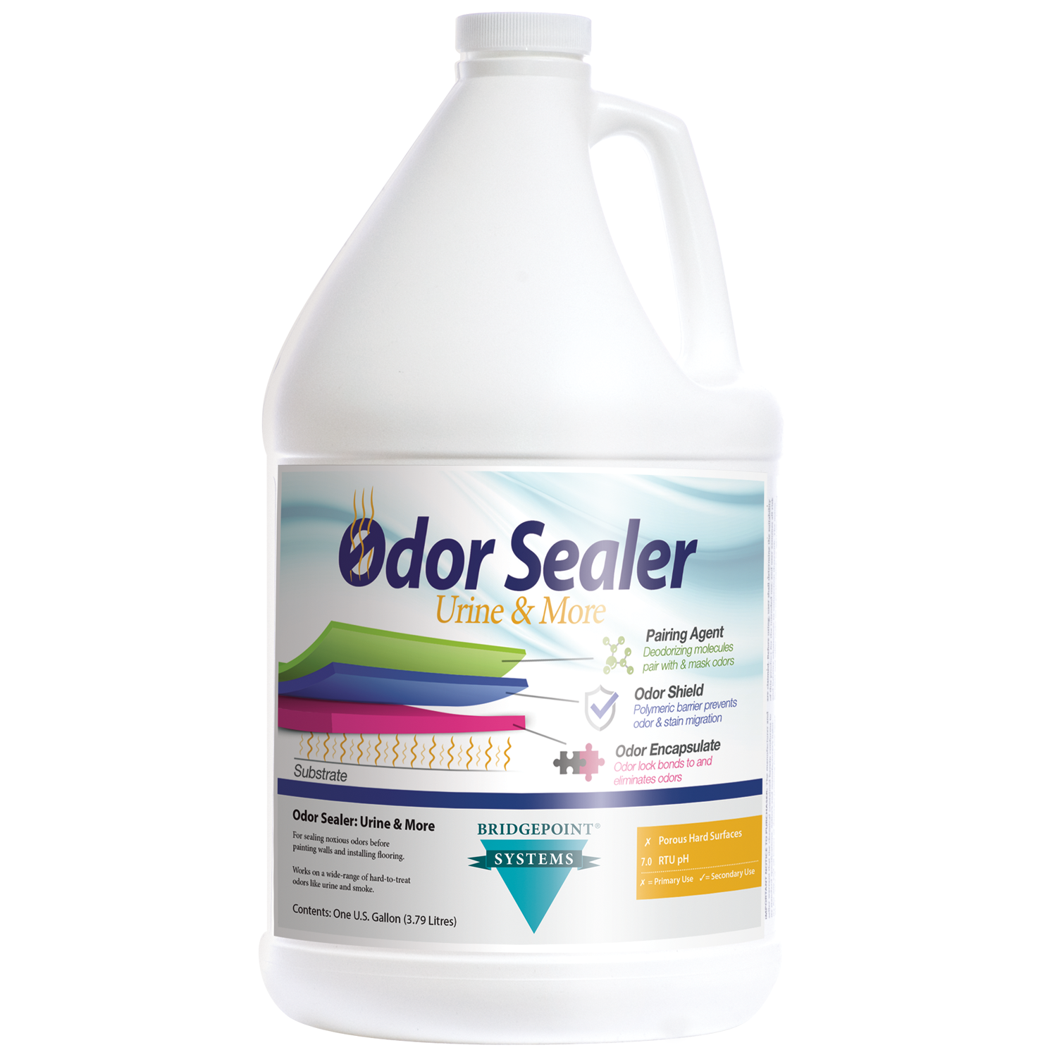 Bridgepoint Systems, Odor Sealer, Odor Sealer: Urine and More, 1 Gallon