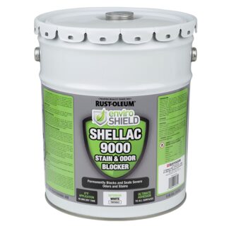 EnviroShield, Stain & Odor Blocker, Shellac 9000, White, 5 Gallons