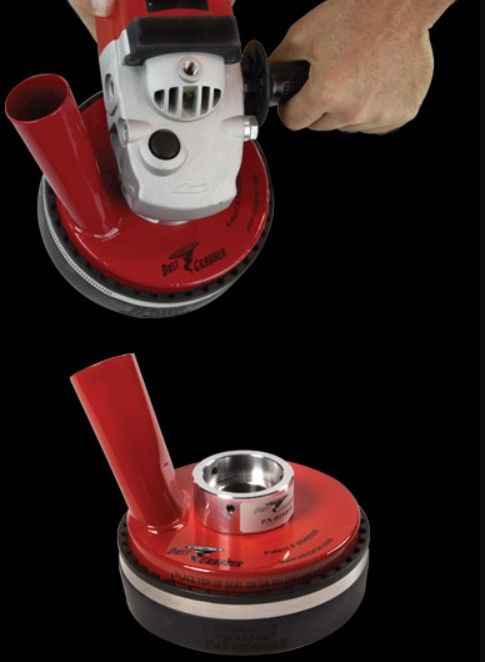 CDC Larue Industries, CDCLarue DustGrabber, 7" Shroud Kit for Flex 603 VR (complete w/Adapter)