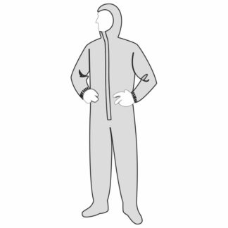 Permagard, Microporous Coveralls, Hood and Boots, Size 3XL, 25 Per Case