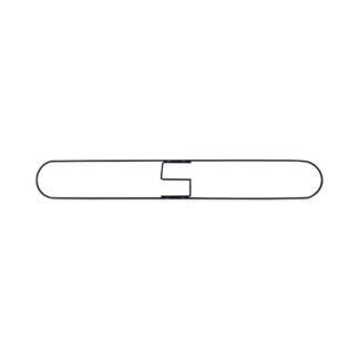 Boardwalk Clip-On Dust Mop Frame, 36w x 5d, Zinc Plated