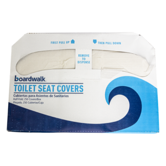 Boardwalk, Premium Half-Fold Toilet Seat Covers,  250 Covers per Sleeve (Case of 20 Sleeves), #BWKK5000