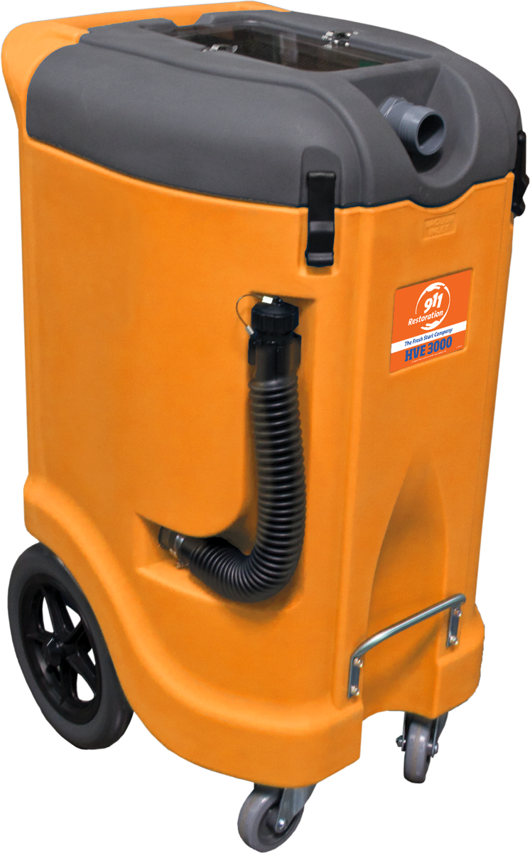 Dri-Eaz 911 Restoration Two-In-One Extractor and Booster, HVE 3000, Orange