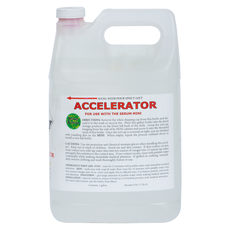 Serum 5-730-GL Accelerator For Use With Serum, 1000 Step-1 Stain & Odor Remover, 1 Gallon