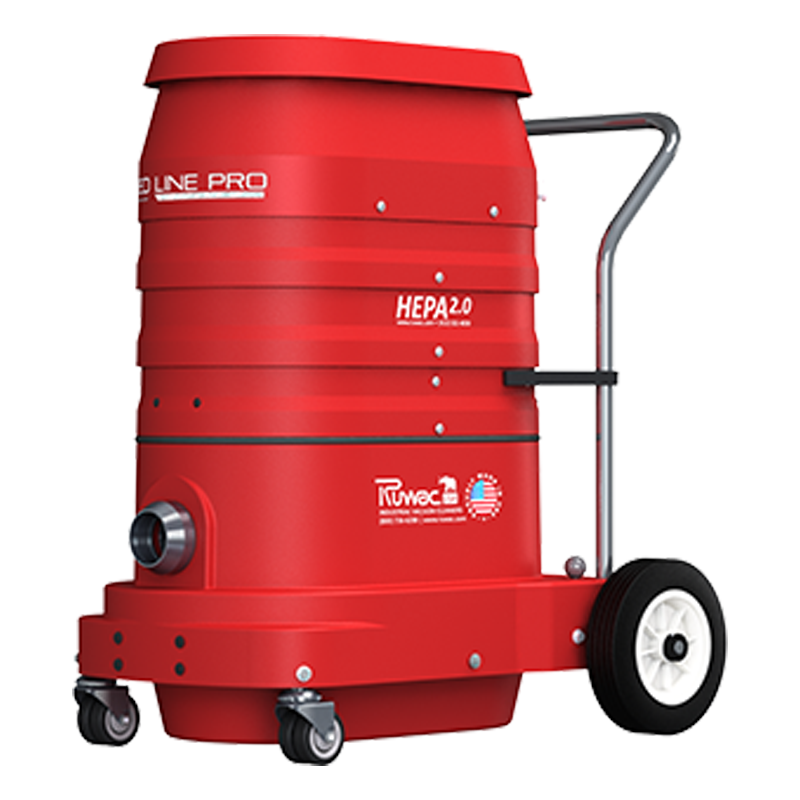 Ruwac, Red Raider Pro, Silica Dust HEPA Filter 2.0, 3-Phase Distribution Box