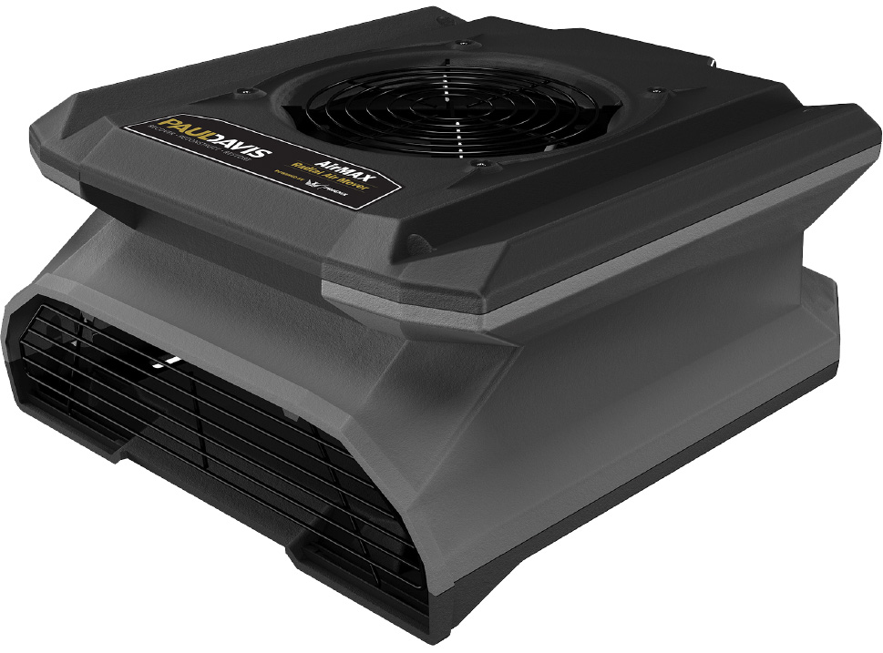 Paul Davis Logo 4035110 Black Airmax Radial Air Mover