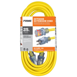 Extention Cord, With Indicator Light, 25'