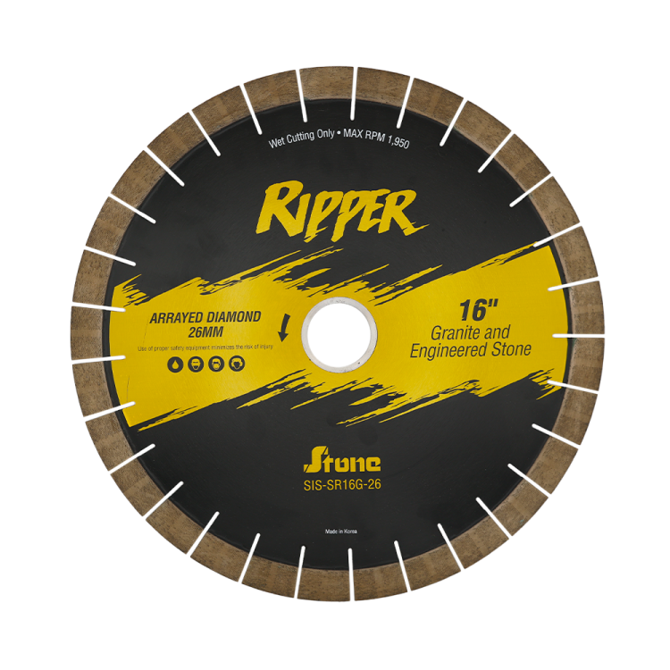 Stone Plus, Ripper Bridge Saw Blade, Sandwich Style, 16"
