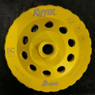 Stone Plus, Ripper Convex Cup Wheel, 5"