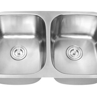 Hive, Double Equal Bowl Sink, Stainless Steel, H-202