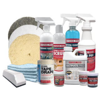 Stone Pro, Countertop Kit: Granite Clean, Seal, Polish
