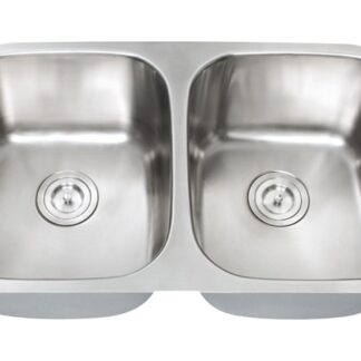Hive, Double Equal Bowl Sink, Stainless Steel, H-202-16