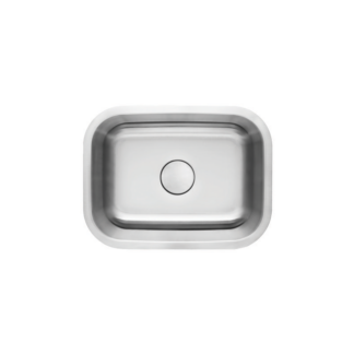 Hive, Small Single Bowl Kitchen Sink, Steel, 9" Deep