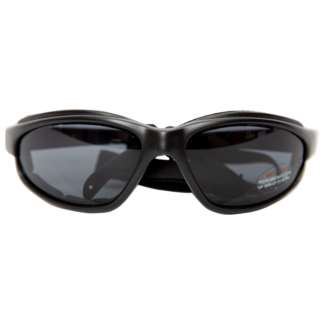Aegis, Sport Goggles, is600, Anti-Fog, Foam Lined, Gray Lens, Black Frame With Head Strap