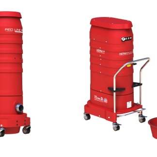 Ruwac, Double Stack Bagger Vacuum, Patriot Pro, 4-Motor, 230V, 3-Phase Distribution Box, Silica 2.0 HEPA Filter, 28 Square Feet Primary Filter