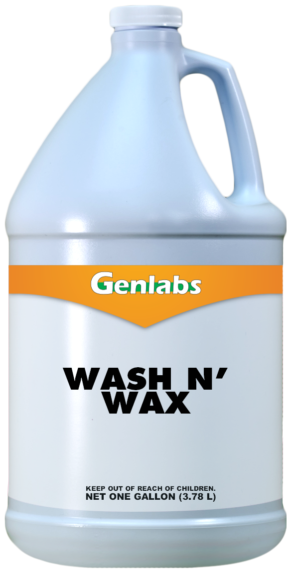Genlabs Car Wash N' Wax, 1 Gallon