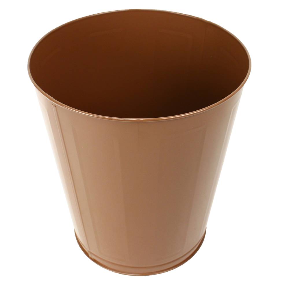 Impact, Round Metal Wastebasket - 28 Qt., Desert Sage