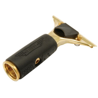 Ettore[R] Master Brass Quick Release Handle w/Rubber Grip