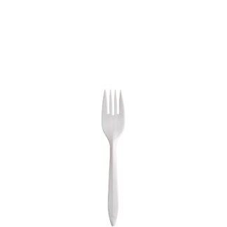 Dart, Style Setter, Medium Wt. Cutlery - Fork, White