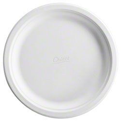 Chinet, Classic White, Molded Fiber - 10 1/2" Rnd Plate