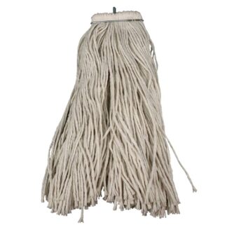 Layflat 12124 Mop Head, 24 in L, White, Cotton