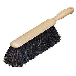 Carlisle Flo-Pac[R] Counter Brush w/Horsehair Bristles - 8", Black