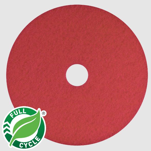 Americo Red Buff Floor Pad - 18"