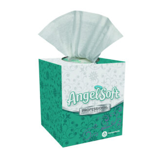 GP Pro 46580 Angel Soft Facial Tissue, 7-1/2 in W, 8.4 in L, 2-Ply, 96 Sheet -Towel