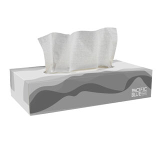 GP Pro[TM] Envision[R] 2 Ply Facial Tissue - 100 ct. Flat Box