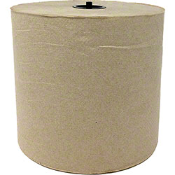 Lotusoft Kraft Hard Wound Roll Towel - 7.25" x 1000'
