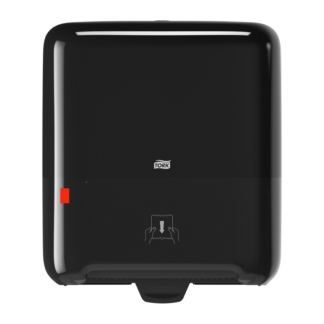 Tork Matic Paper Hand Towel Roll Dispenser Black H1, One-at-a-Time Dispensing, Elevation Range, 5510282