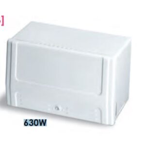 Continental Single Fold Towel Cabinet - White