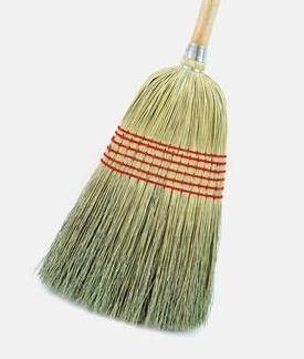 Premier[TM] Janitor Corn-Fiber Blend Broom - 6 Sew