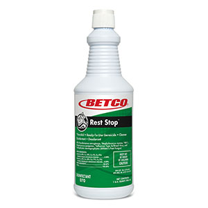 Betco, Rest Stop, Disinfectant Restroom Cleaner, 1 Quart