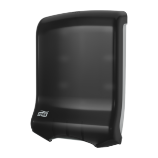 Tork Multifold and C-Fold Hand Towel Dispenser Smoke H2 H25, One-at-a-Time Dispensing, 73TR