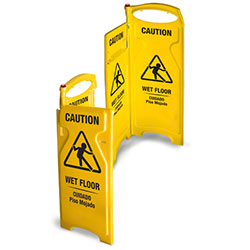 Delamo, Folding Wet Floor Sign