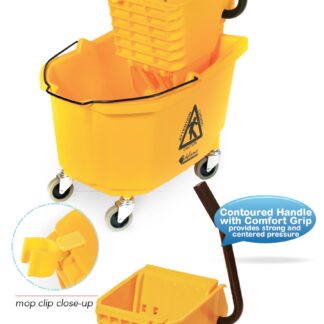 delamo[R] 26 Qt. Heavy Duty Side Press Wringer Bucket Combo
