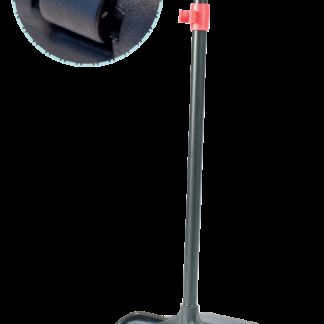 delamo[R] Lobby Dust Pan w/Wheels & Broom Clip