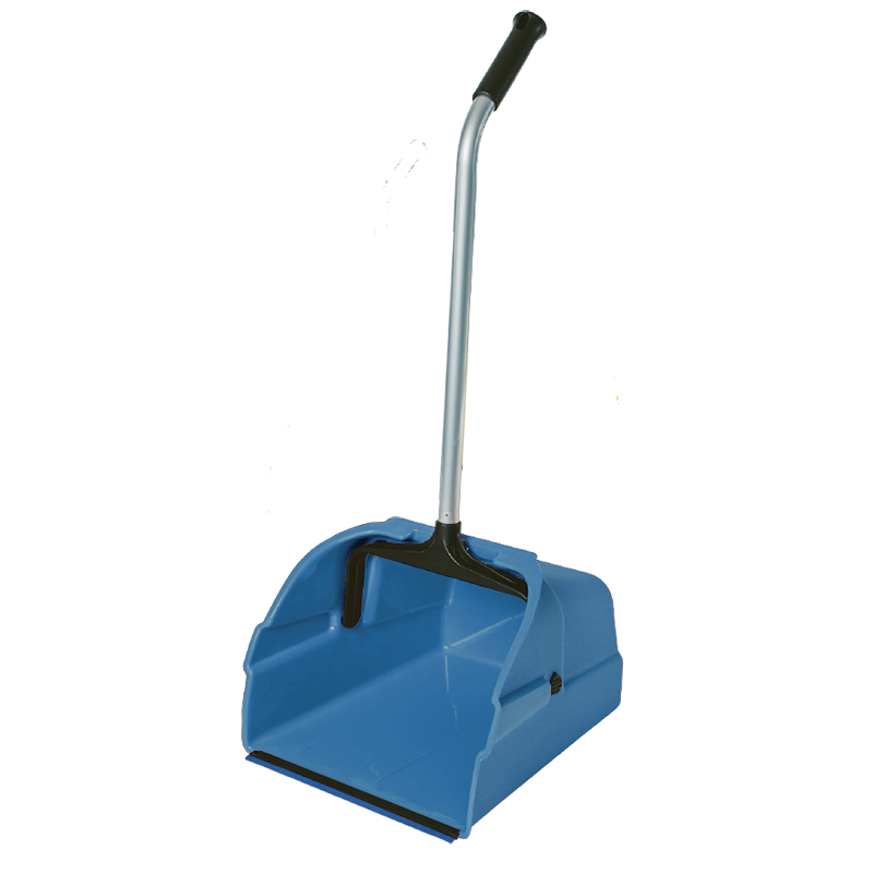 Large Dust Pan, Debris Swivel, Blue