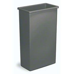 Continental Wall Hugger Container - 23 Gal., Grey