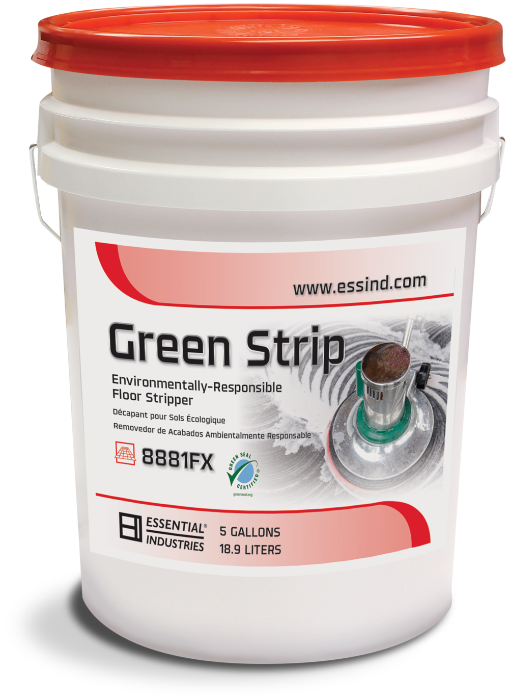 Essential Green Strip Floor Stripper - Gal.