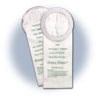 Green Klean GK-Q-Vac-NSS Replacement Vacuum Bag, 6 qt Capacity, For Use With: NSS Outlaw, Bandit 6 qt Backpack
