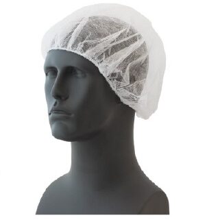 Johnson Wilshire Bouffant Cap - 21", White