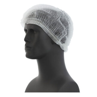 Johnson Wilshire Bouffant Cap - 24", White