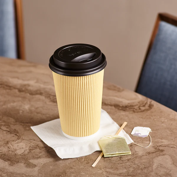 Lid-plastic Dome 10-24oz Blk 20 Per Case, 1666-8978