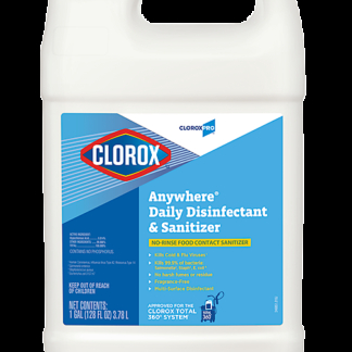 CloroxPro[TM] Anywhere[R] Daily Disinfectant & Sanitizing Bottle - 128 oz.