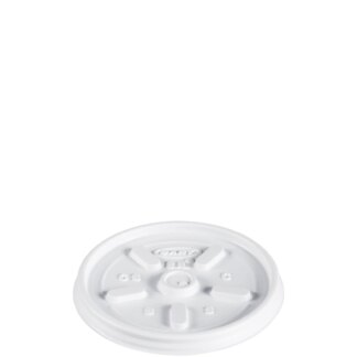 Dart White Vented Lid For 3.5, 6, 8, and 10 Oz. Cups