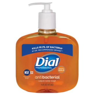 Dial, Gold Antimicrobial Liquid Hand Soap - 16 oz. Pump