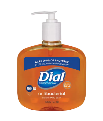 Dial, Gold Antimicrobial Liquid Hand Soap - 16 oz. Pump