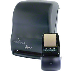 Lotusoft Electronic Roll Towel Dispenser - Black